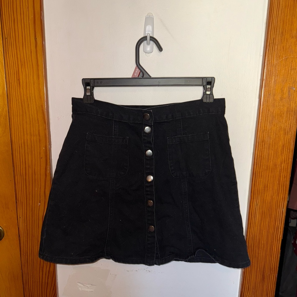 Urban Outfitters BDG Black Denim Mini Skirt
